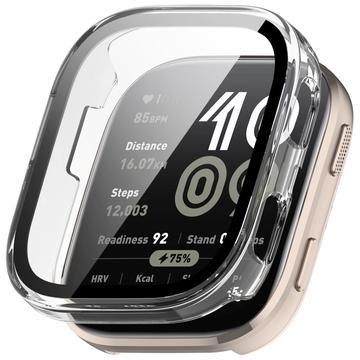 Huami Amazfit Bip 6 Plastic Hoesje met Glazen Screenprotector - Doorzichtig