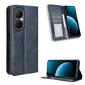 Huawei Enjoy 80 Retro Portemonnee Hoesje met Magneetsluiting