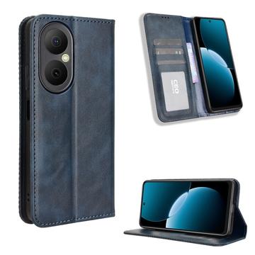 Huawei Enjoy 80 Retro Portemonnee Hoesje met Magneetsluiting