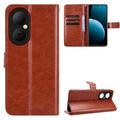 Huawei Enjoy 80 Portemonnee Hoesje met Standaard - Bruin