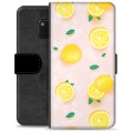 Huawei Mate 20 Pro Premium Portemonnee Hoesje - Citroenpatroon