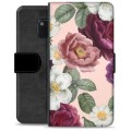 Huawei Mate 20 Pro Premium Portemonnee Hoesje - Romantische Bloemen