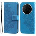 Huawei Mate 70 Air Mandala Series Portemonnee-hoesje - Blauw