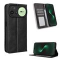 Huawei Nova 15 Pro/15 Ultra Retro Portemonnee Hoesje met Magneetsluiting - Zwart
