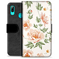 Huawei P Smart (2019) Premium Portemonnee Hoesje - Bloemen