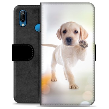 Huawei P20 Lite Premium Portemonnee Hoesje - Hond