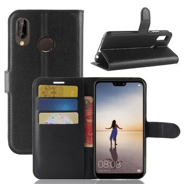 Huawei P20 Lite Portemonnee Hoesje met Magneetsluiting