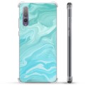 Huawei P20 Pro Hybrid Case - Blauw Marmer