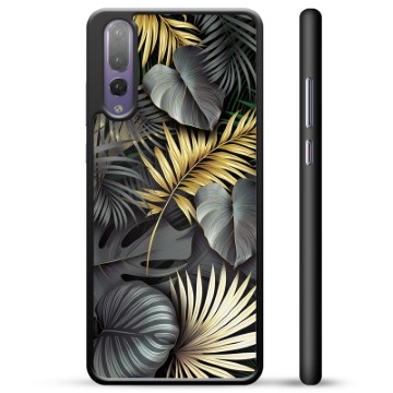 Huawei P20 Pro Beschermhoes - Gouden Bladeren