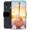 Huawei P20 Lite Premium Portemonnee Hoesje - Gitaar