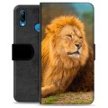 Huawei P20 Lite Premium Portemonnee Hoesje - Leeuw