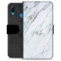 Huawei P20 Lite Premium Portemonnee Hoesje - Marmer