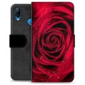 Huawei P20 Lite Premium Portemonnee Hoesje - Roos