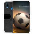 Huawei P20 Lite Premium Portemonnee Hoesje - Voetbal