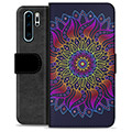 Huawei P30 Pro Premium Portemonnee Hoesje - Kleurrijke Mandala