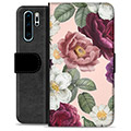 Huawei P30 Pro Premium Portemonnee Hoesje - Romantische Bloemen