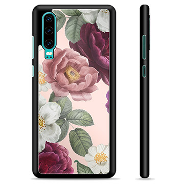 Huawei P30 Beschermhoes - Romantische Bloemen