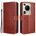 Huawei Pura 70 Ultra/70 Pro Portemonnee Hoesje met Magneetsluiting - Bruin