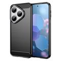 Huawei Pura 80 Geborsteld TPU Hoesje - Koolstofvezel