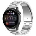 Huawei Watch 3/3 Pro Roestvrij Stalen Riem - Zilver
