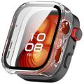 Huawei Watch Fit 4 Pro Plastic Hoesje met Glazen Screenprotector - Doorzichtig