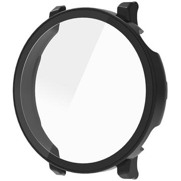 Huawei Watch GT 5 Plastic Hoesje met Glazen Screenprotector - 46mm - Zwart