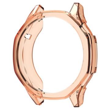 Huawei Watch GT 5 Ultra Dunne TPU Hoesje - 46mm - Doorzichtig Oranje