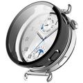 Huawei Watch GT 6 Plastic Hoesje met Glazen Screenprotector - 41mm - Zwart