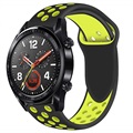 Huawei Watch GT Silikon Sports Armbandje - Geel / Zwart