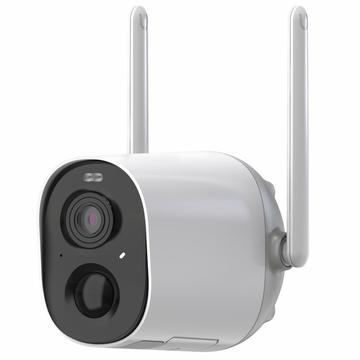 Hubview CG7 WiFi Beveiligingscamera voor thuis met 64GB geheugenkaart - Wit