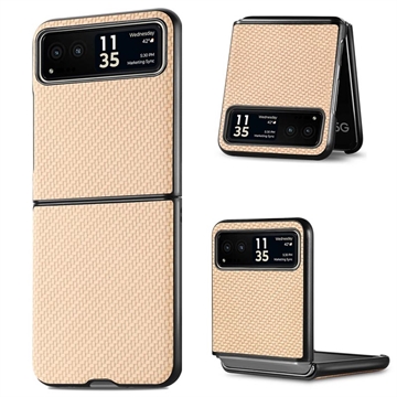 Motorola Razr 40 Hybrid Hoesje - Koolstofvezel