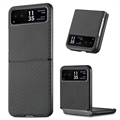 Motorola Razr 40 Hybrid Hoesje - Koolstofvezel