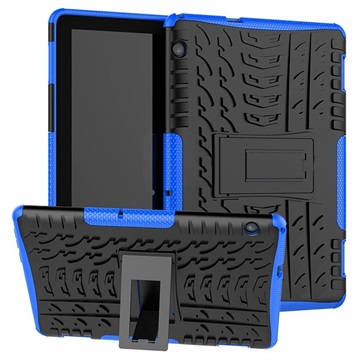 Huawei MediaPad T5 10 Anti-Slip Hybrid Case - Zwart / Blauw