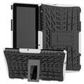 Huawei MediaPad T5 10 Anti-Slip Hybrid Case - Zwart / Wit