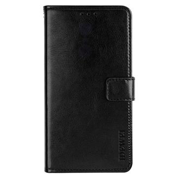 Idewei iPhone 14 Wallet Hoesje met Magnetische Sluiting - Zwart