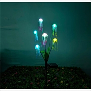 IP65 waterdichte tuinverlichting met 6 zonne-energie-kwalverlichting - kleurrijk licht