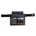 IPX8 waterdichte drijvende heuptas met touchscreenvenster - 8.5" - zwart