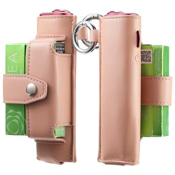 IQOS ILUMA i One/ILUMA One E-sigaret Leren Etui - Licht Roze