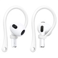 Imak Anti-lost Apple AirPods 3 TPU Oorhaakjes - Wit