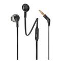 JBL Tune 205 bedrade in-ear-hoofdtelefoon - 3.5mm - zwart