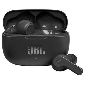 JBL Wave 200TWS Draadloze Koptelefoon met Oplaadetui - Zwart