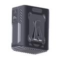 JF130 Draagbare heupventilator met ledverlichting - 8000mAh - Zwart