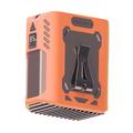 JF130 Draagbare heupventilator met ledverlichting - 8000mAh - Oranje