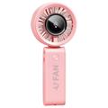 JF133 Draagbare, opvouwbare handventilator - 3600mAh - Roze