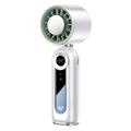 JF163 3-in-1 draagbare ventilator met 199 snelheidsstanden - 4000mAh - wit