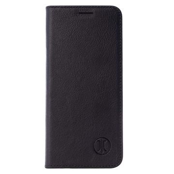 JT Berlin BookCase Tegel iPhone 14 Plus Leren Flip Hoesje - Zwart
