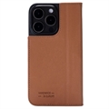 iPhone 15 Pro Max JT Berlin BookCase Tegel Leren Flip Hoesje - Cognac