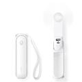 Jisulife Life8 3-in-1 draagbare miniventilator met powerbankfunctie - Wit