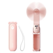 Jisulife Life8 Plus 3-in-1 draagbare ventilator met powerbankfunctie - Roze