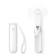 Jisulife Life8 Plus 3-in-1 draagbare ventilator met powerbankfunctie - Wit